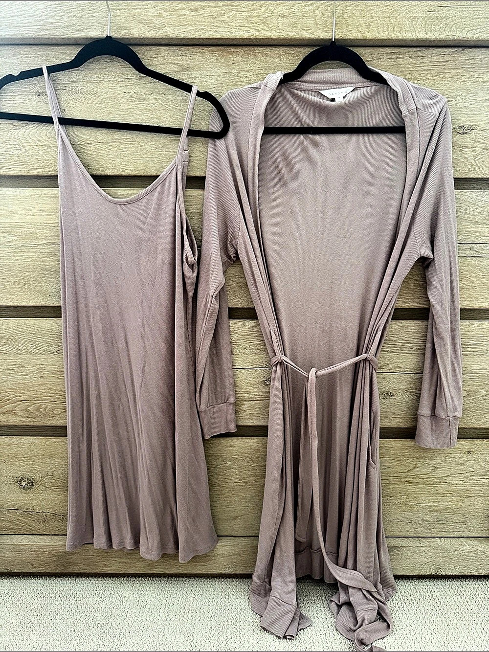 Danskin Purple sleeping Robe Set Set Size Medium